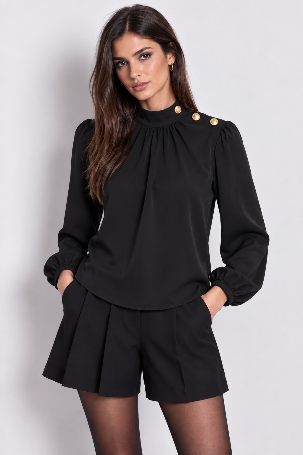 Camicia da donna con bottoni