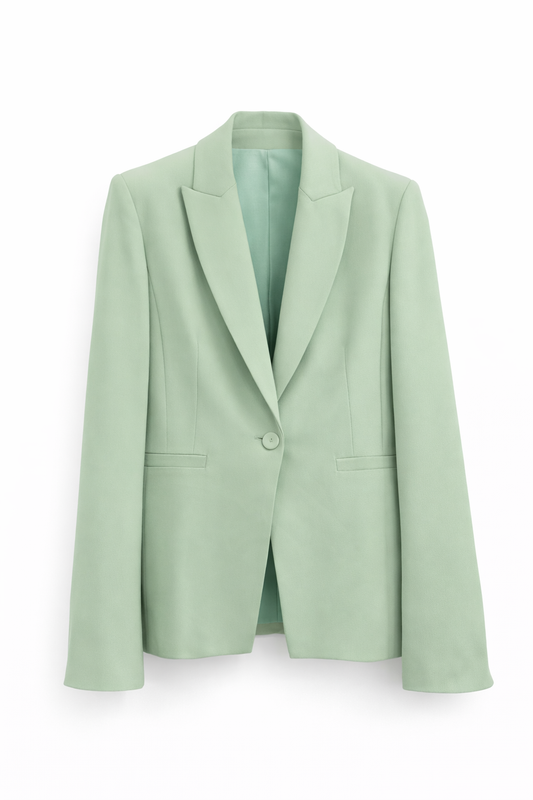Giacca menta elegante