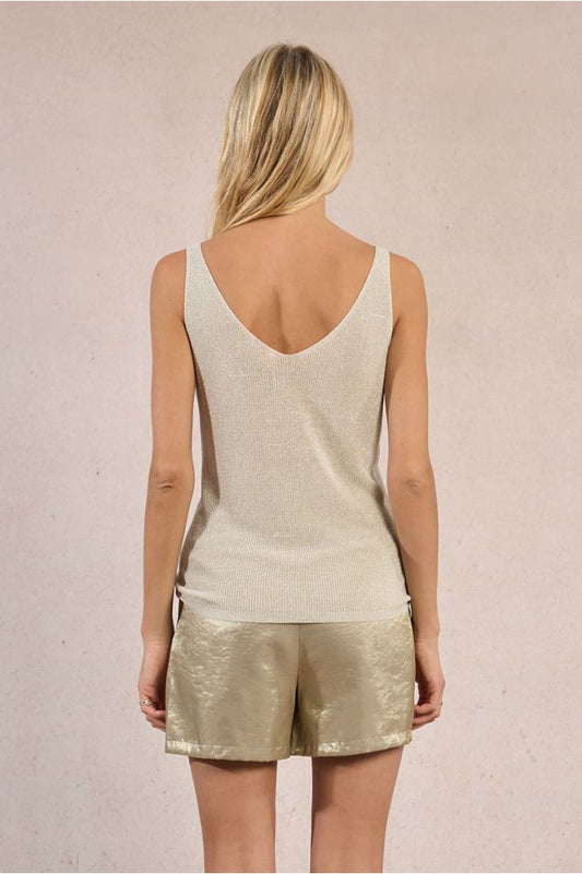 Canotta con strass