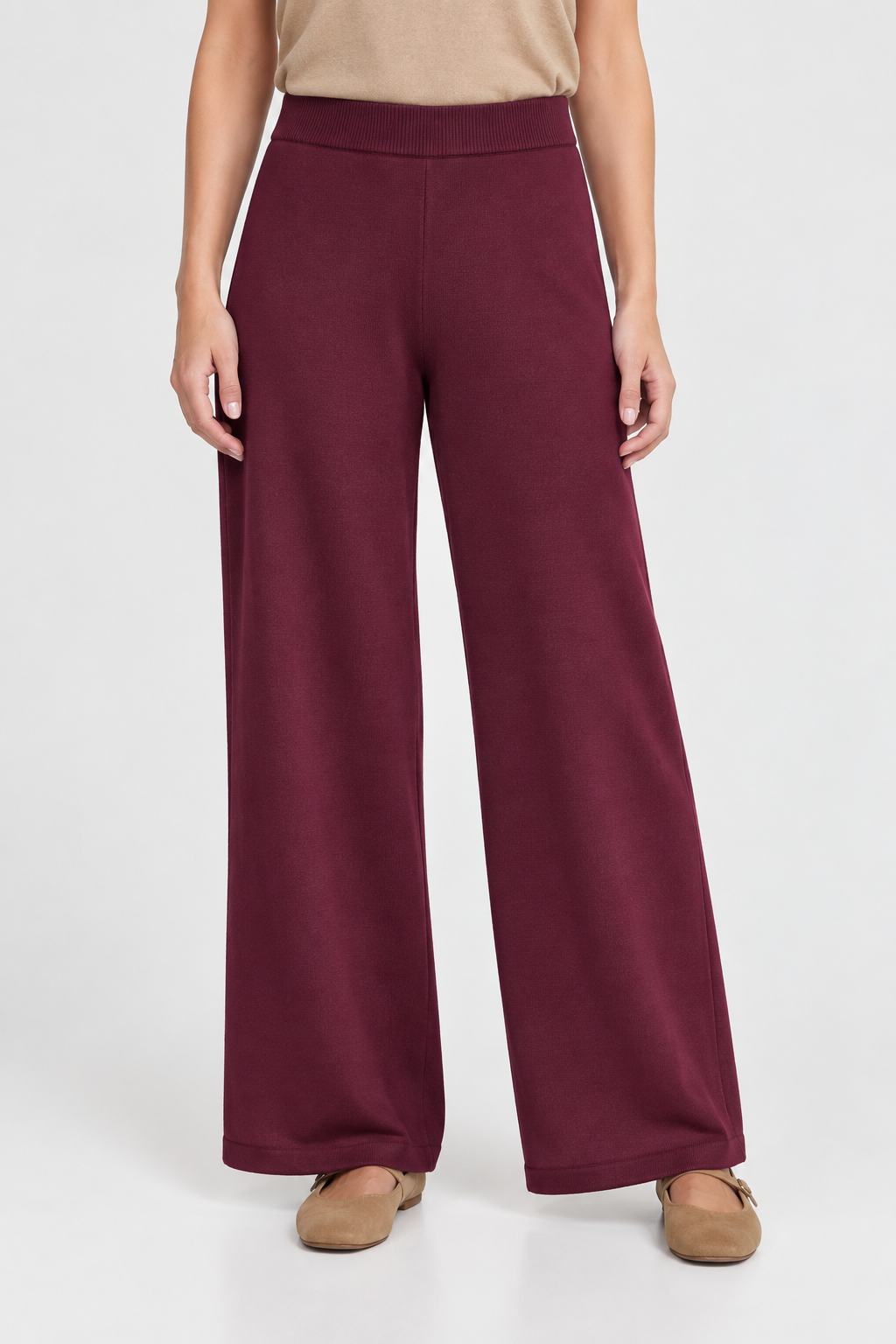 Pantalone bordeaux a coste