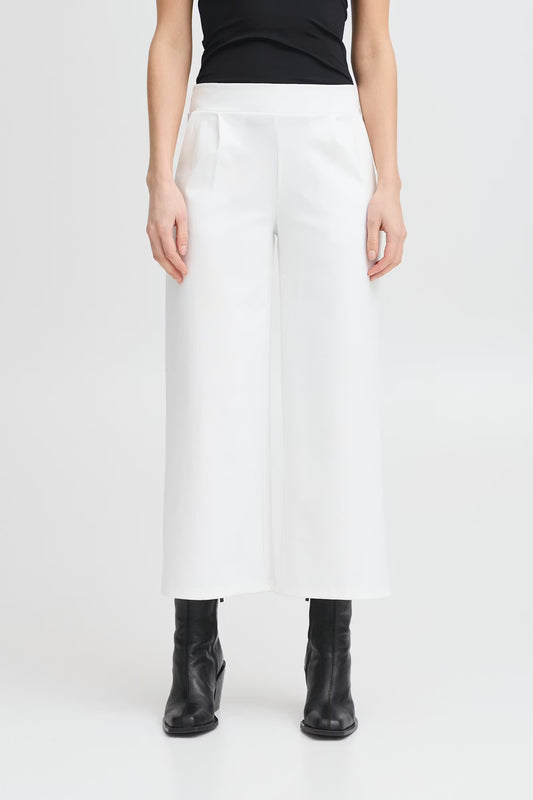 Pantalone bianco crop