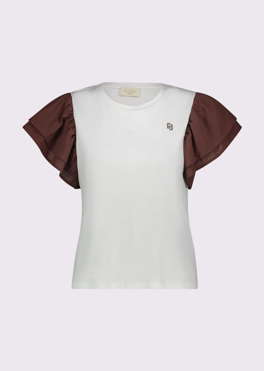 T-shirt da donna in cotone con logo