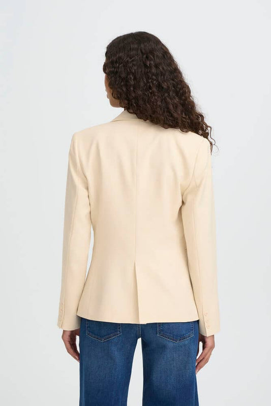 Blazer sartoriale crema