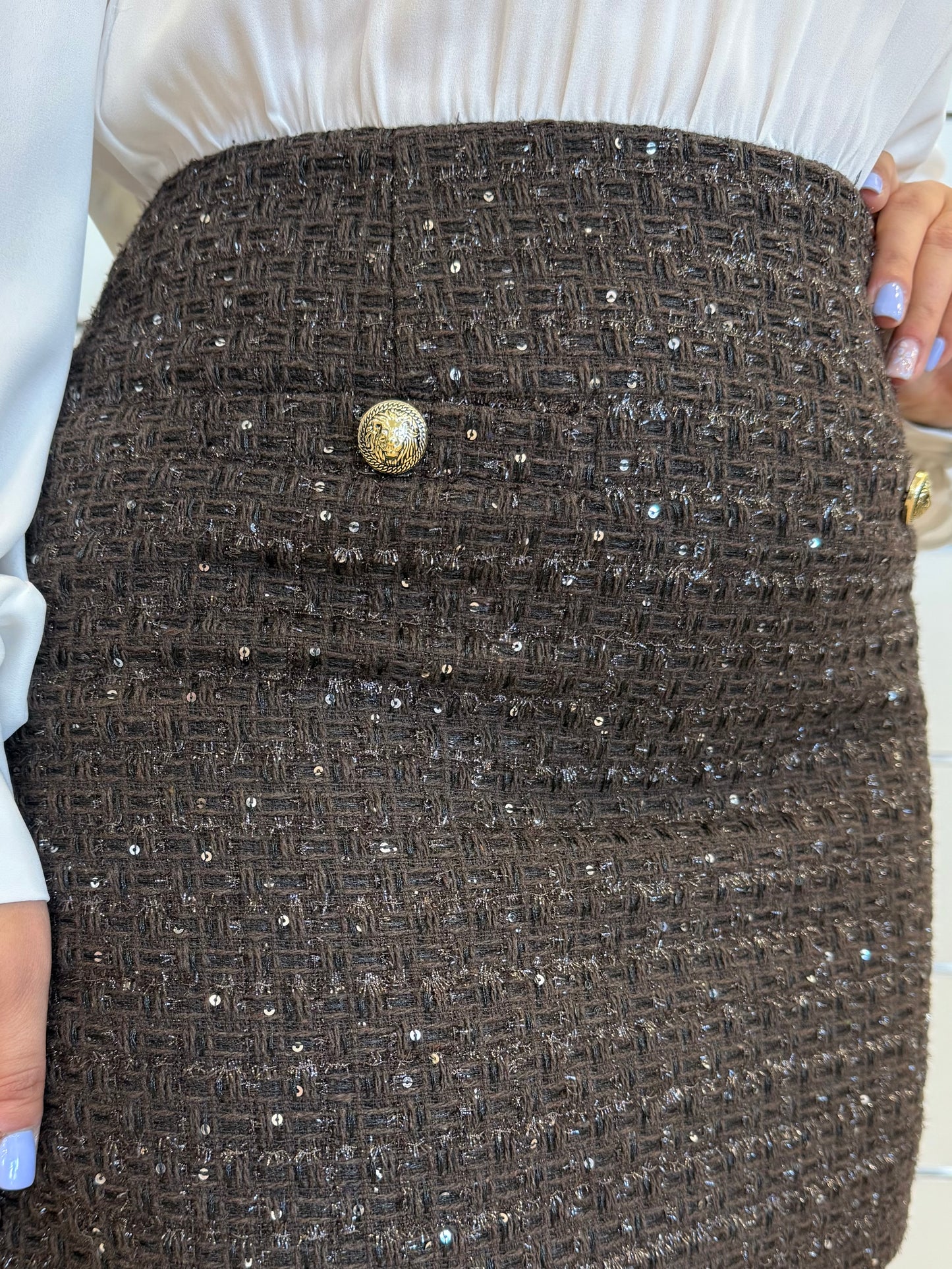 Abito da donna con collo a foulard