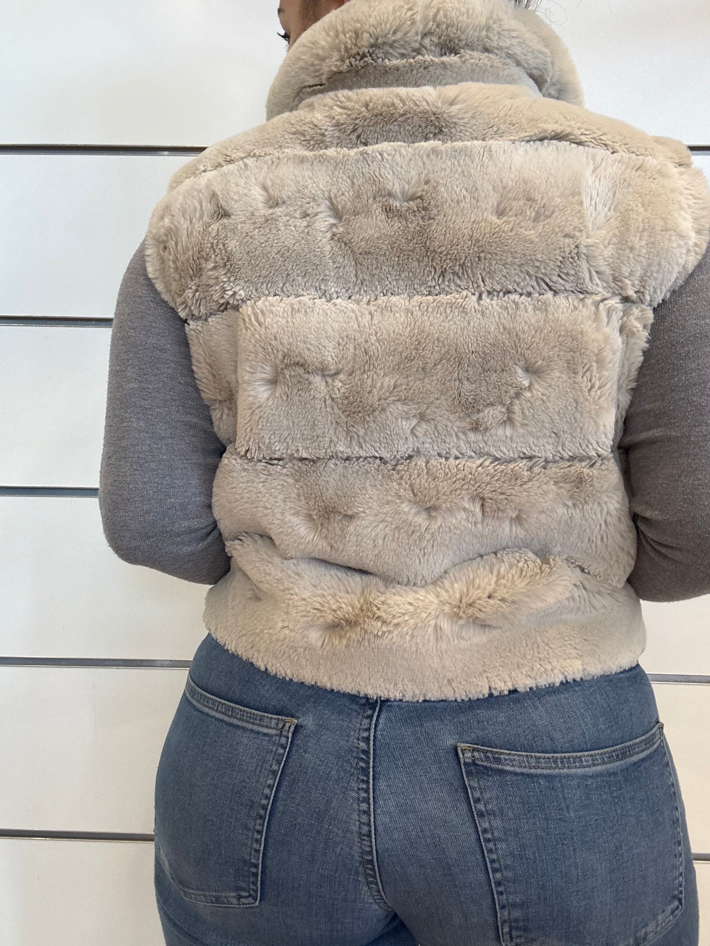 Gilet in ecopelliccia