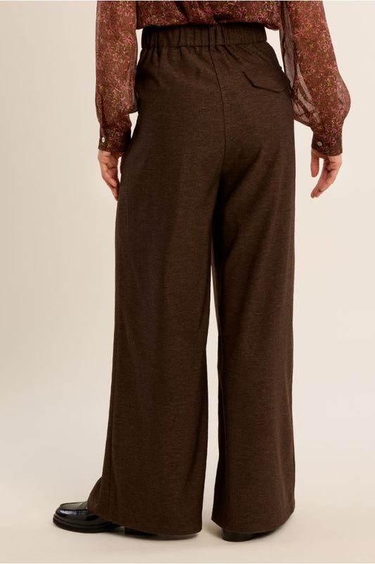 Pantaloni a vita alta, gamba larga
