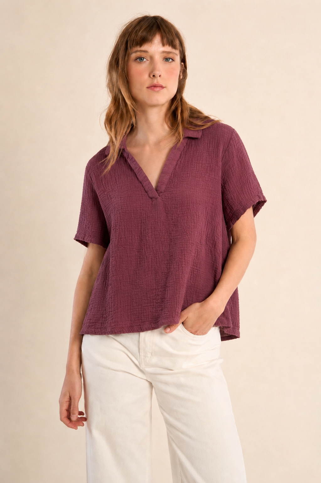 Camicia vinaccia