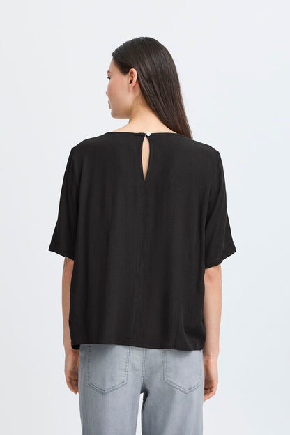 Blusa leggera nera
