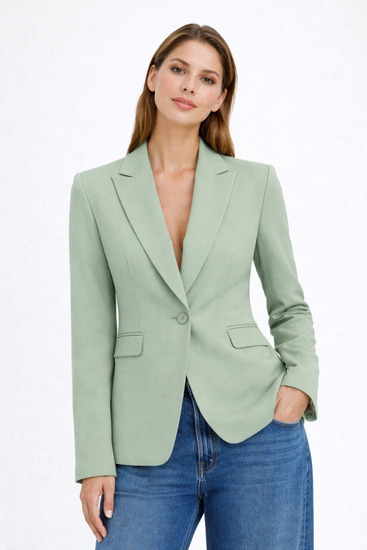 Giacca menta elegante