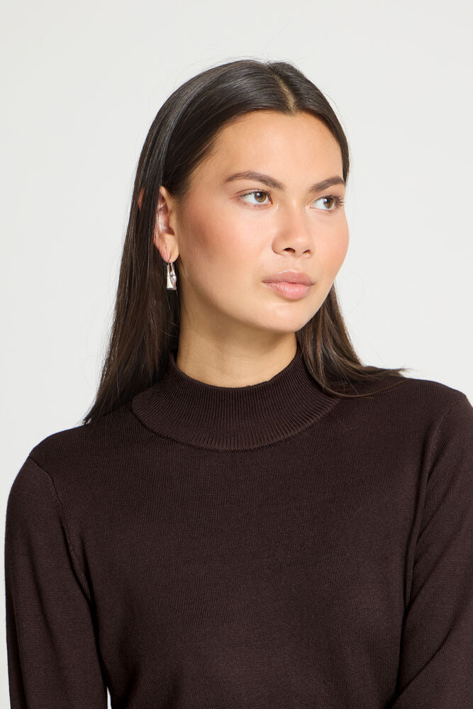 Maglia in filo marrone