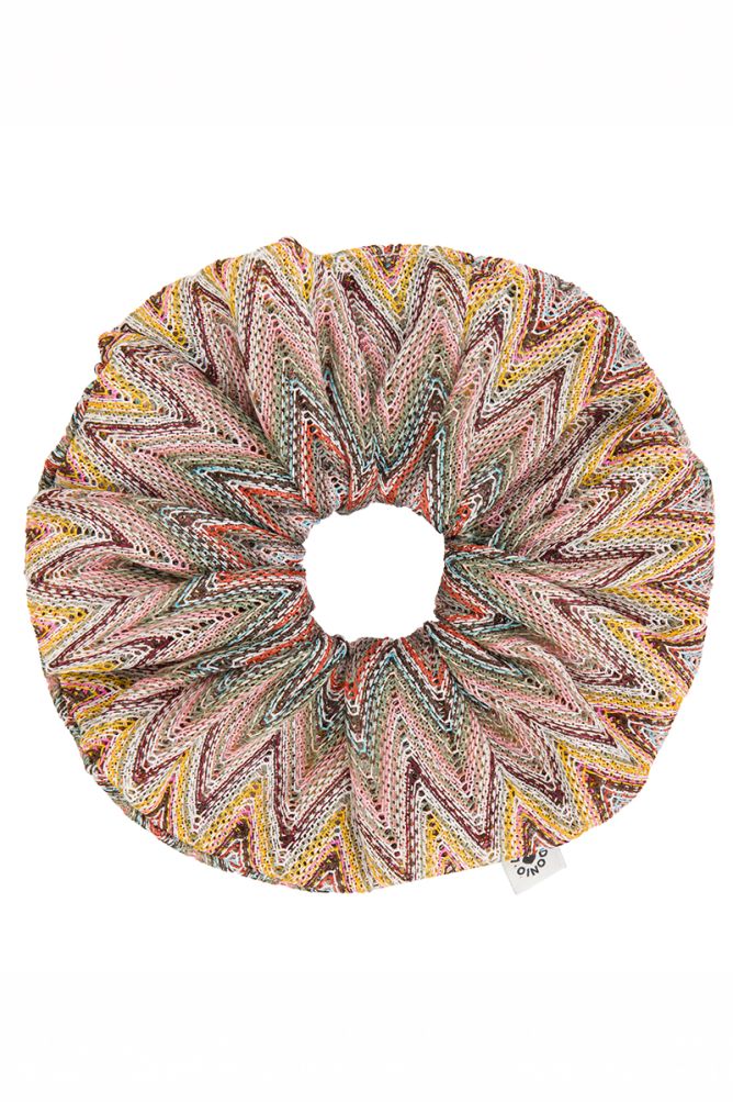 Elastico per capelli in cotone multicolor