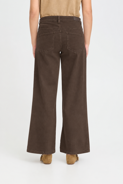 Jeans ampio marrone
