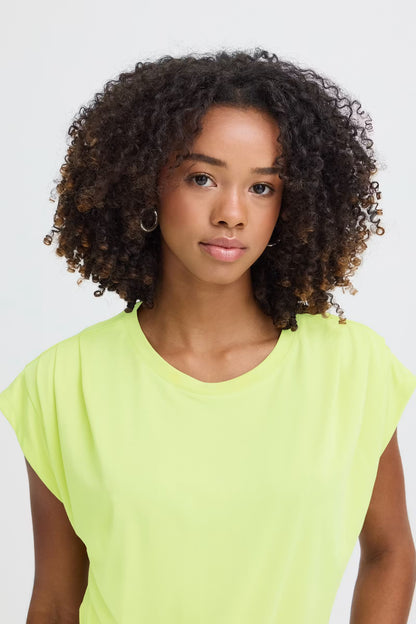 T-shirt verde con pences
