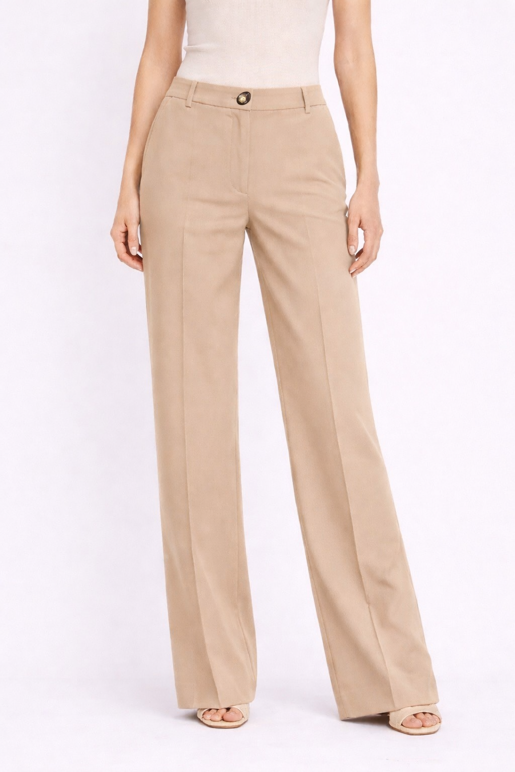 Giacca monopetto beige