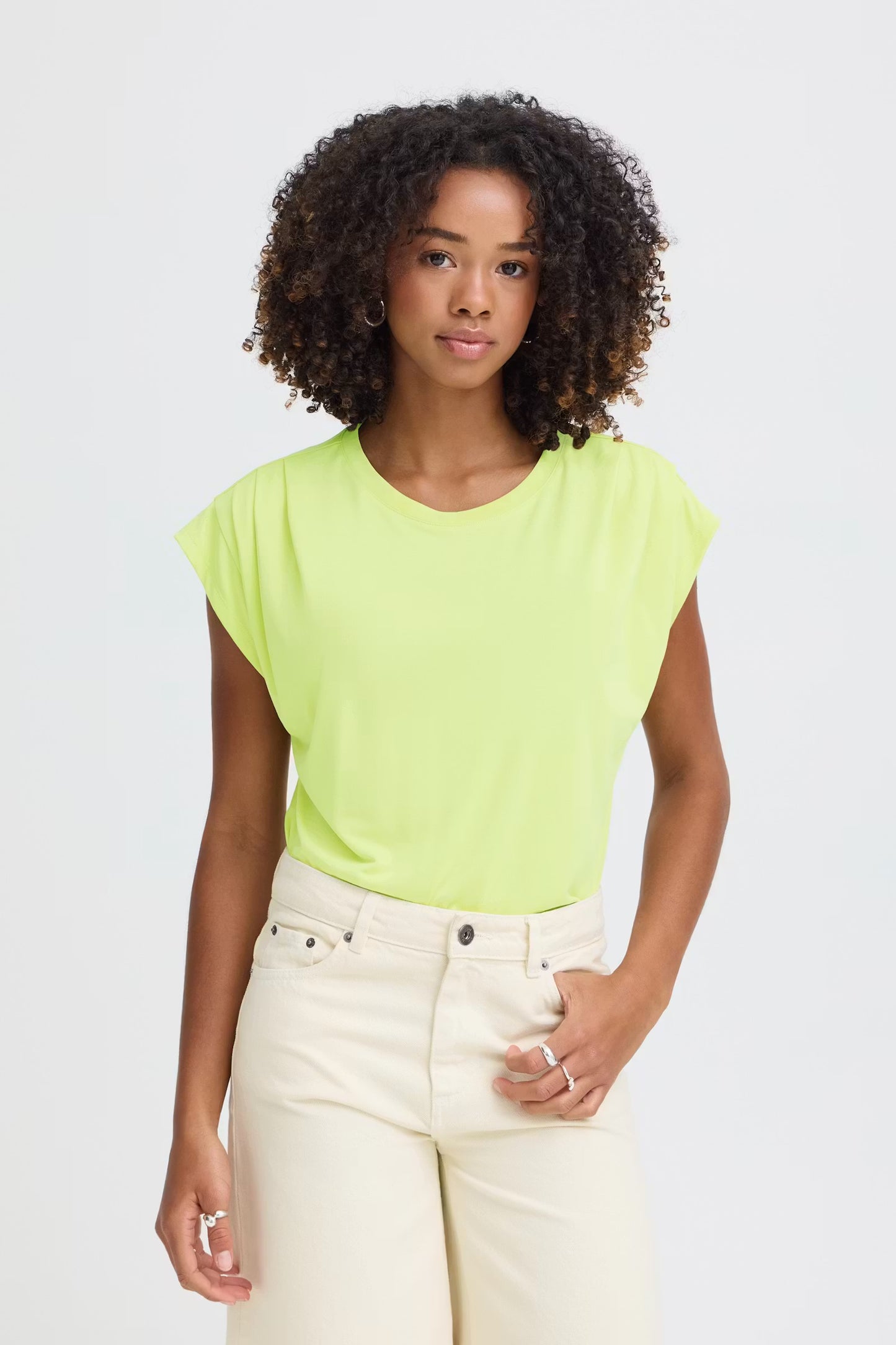 T-shirt verde con pences
