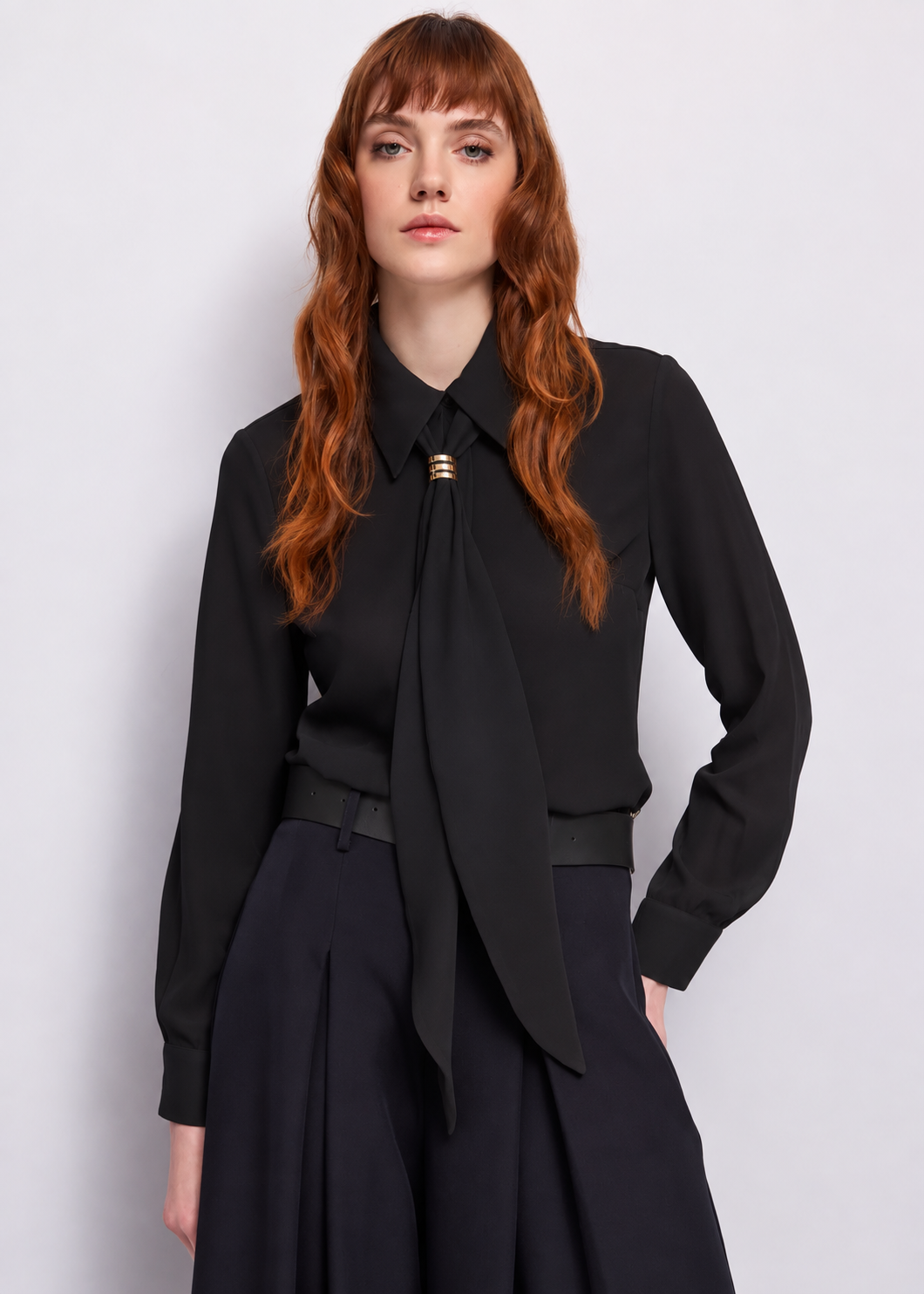 Camicia da donna con foulard