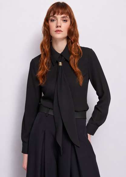 Camicia da donna con foulard