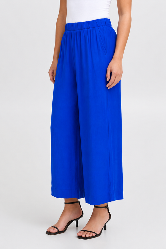 Pantalone leggero blu elettrico