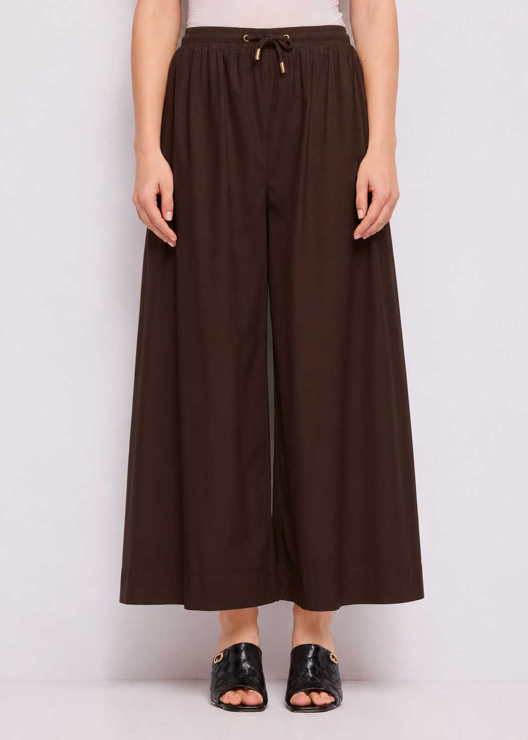 Pantaloni a palazzo da donna con coulisse