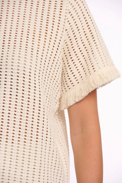 T-shirt in maglia traspirante