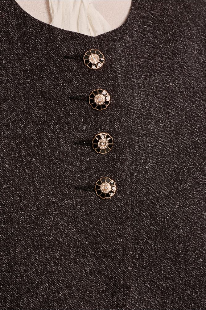 Blazer dritto senza maniche