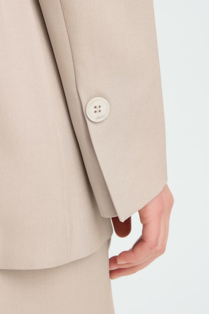 Blazer oversize con revers