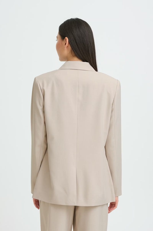Blazer tortora melange