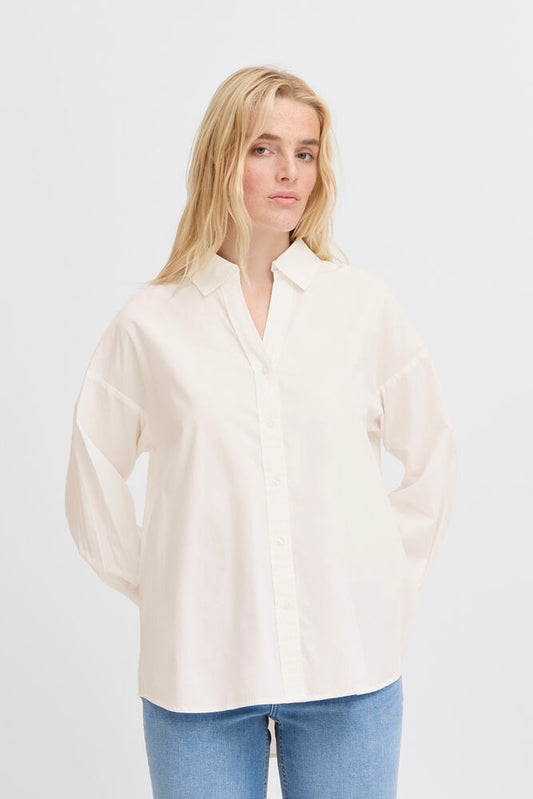 Camicia bianca oversize