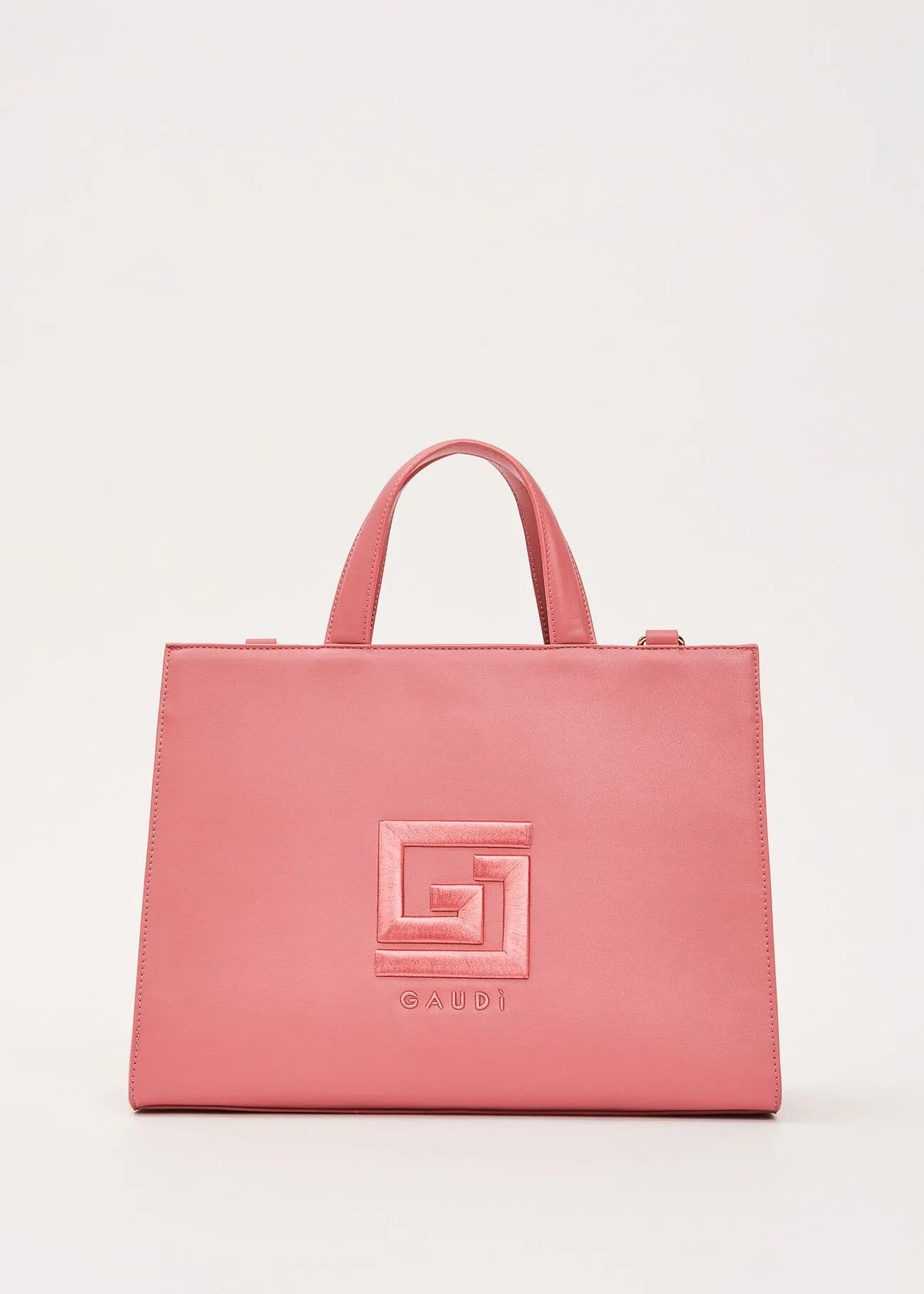 Shopping bag rosa in similpelle