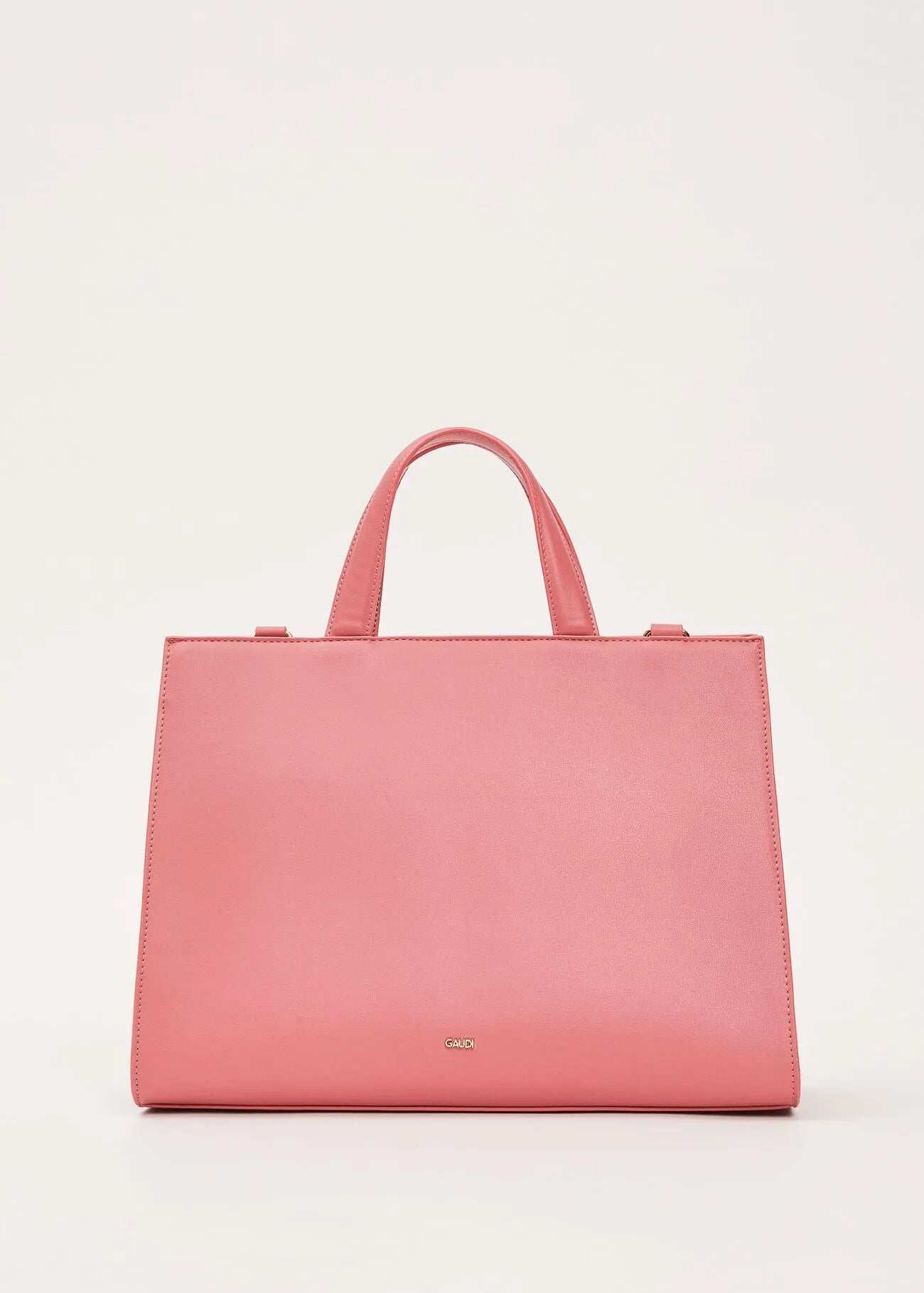Shopping bag rosa in similpelle