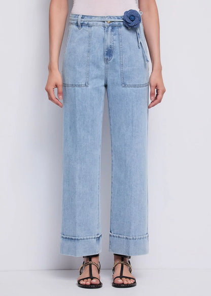 Jeans baggy da donna in cotone used