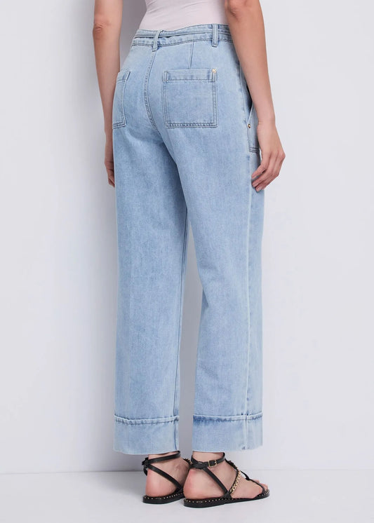 Jeans baggy da donna in cotone used