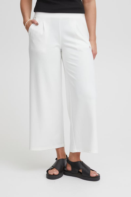 Pantalone bianco crop