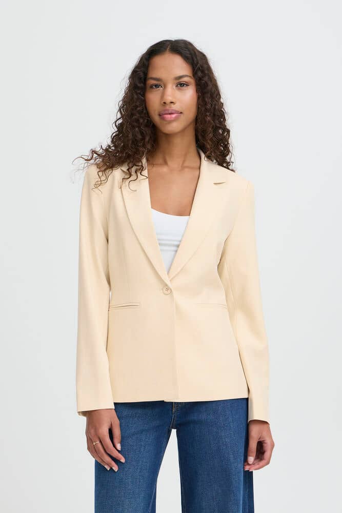 Blazer sartoriale crema