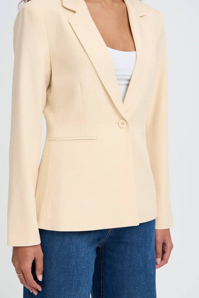 Blazer sartoriale crema