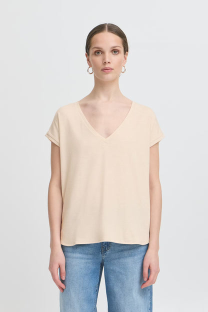 T-shirt scollo a "V"