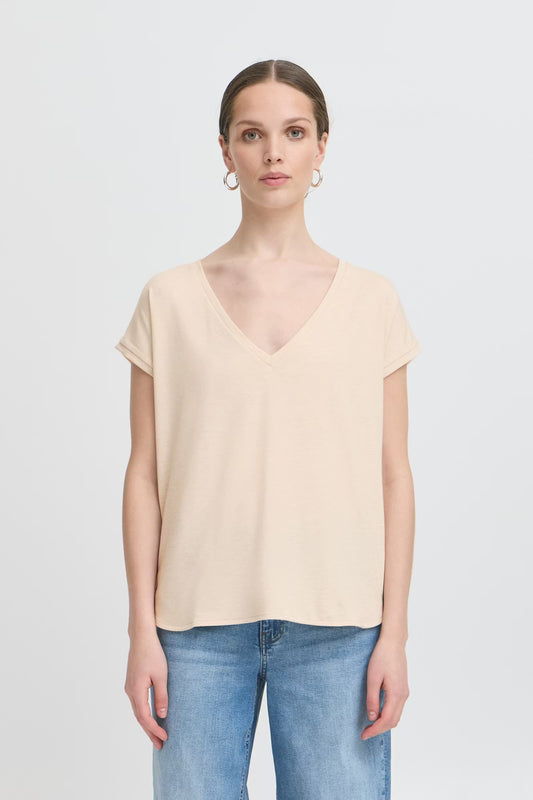T-shirt scollo a "V"