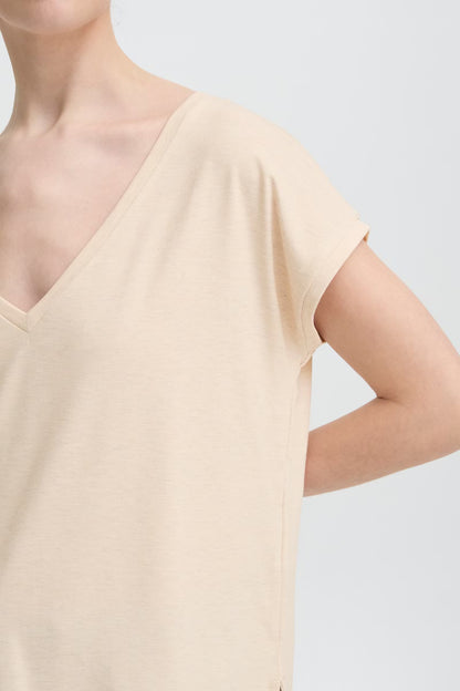 T-shirt scollo a "V"