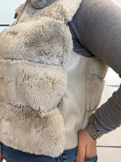 Gilet in ecopelliccia