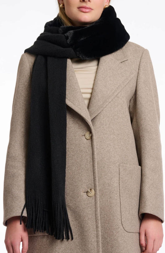 Sciarpa con ecopelliccia