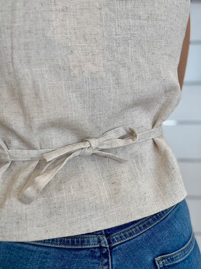 Bolero in lino